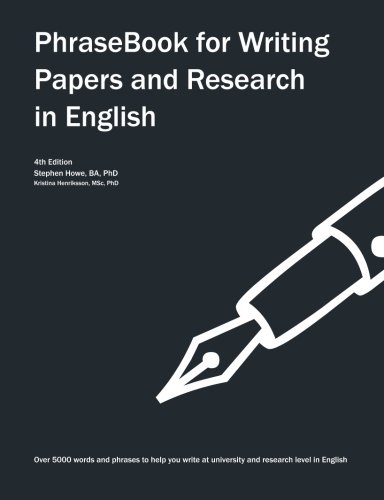 PhraseBook for Writing Papers and Research in English - //coolthings.us