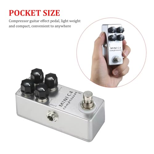 Overdrive pour guitare basse 4 modes pour éliminer les sons plats