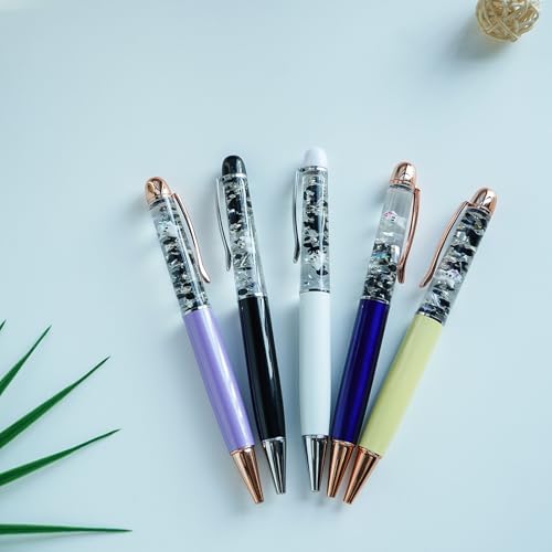 Sikyby Star Cat Nette 3D Floater Flüssigkeit Schreiben Journaling Büro Stift Einzigartiges Geschenk für Frauen Männer Kinder Set von 5 Stiften