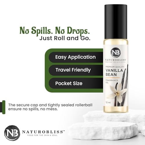 Image of NaturoBliss Vanilla Perfume, Fragrance Oil Roll On 10 ml