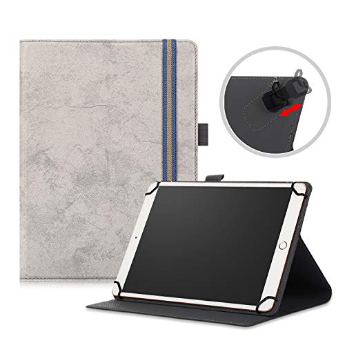 Tmore Funda Universal para Tablet de 9 a 11 Pulgadas(YOTOPT/HOTREALS/MEBERRY/BEISTA/LNMBBS/Vankyo S20/YESTEL 10/DUODUOGO/HXY/Novel TTT 10.1 10.4 10.5),Gris
