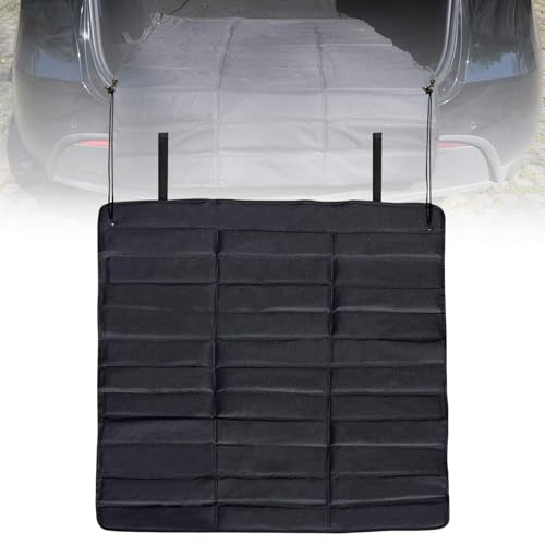 Ultra Large Rear Bumper Protector for Cars 38 x 42.5 inches SUV Cargo Liner Prevent Scratches from Suitcases and Pets Black