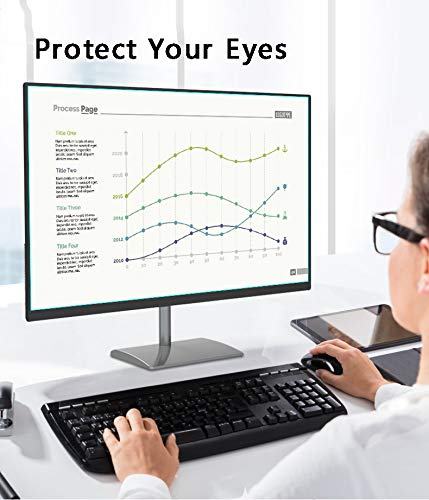 Schermbeschermer Tegen Blauw Licht, Voor Breedbeeld Computermonitor - Uv- / Oogbescherming, Blokkeren Van Blauw Licht… - Image 5