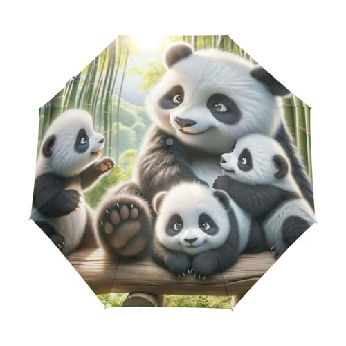 Parapluie mignon motif pandas idéal pour offrir aux femmes