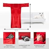 Kuscheldecke mit Ärmeln: Ärmeldecke für Paare, Profi Kuscheldecke für 2, Pärchendecke flauschig, Partner Kuscheldecke, Partnerdecke, flauschige Decke, die besten Pärchen Geschenke für Freundinnen