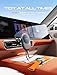 LISEN MagSafe Car Mount Charger for Apple Watch 18W Retractable Car Charger -Includes 48W Charging Adapter & 60W USB C Cable Fit iPhone 16/15/14 Apple Watch Series 10/9/8/7/6/5/4/3/SE/Ultra