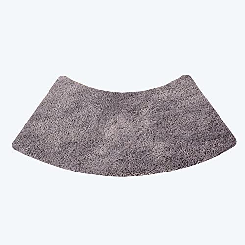Tapis de bain incurvé en microfibre douce et absorbante 40 x 75 cm
