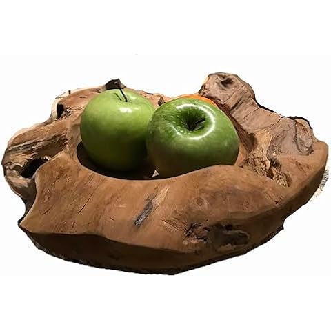 WHW Whole House Worlds Chunky Teak Wood Bowl Cover