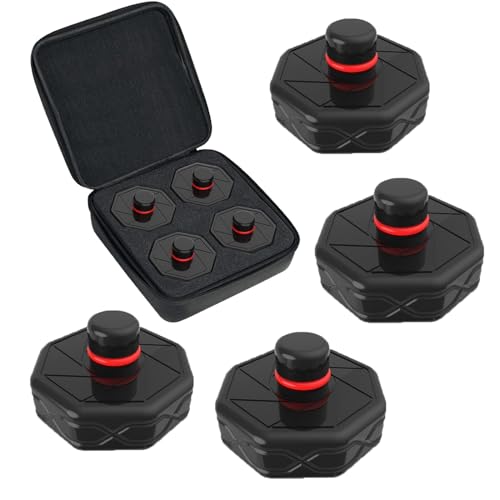 Image of Big RED ATSLS001R-1 Lifting Jack Pads (4) for Tesla Models 3 /S /X /Y: Enhanced Durability and Non-Slip Grip, Safely Lift /Secure Your Tesla, Protects Battery, Chassis, Paint