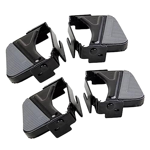 Garneck Carbon Steel Bike Rear Stunt Pegs Foot Pedals Toe Cages Boys and Girls Bike Accessories