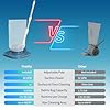 Rechargeable Pool Leaf Vacuum with Telescopic Pole, 83GPM Powerful Suction– Cordless Pool Skimmer for Inground & Above Ground Pools with 6.6Gal Leaf Catcher Bag for Heavy Debris Areas
