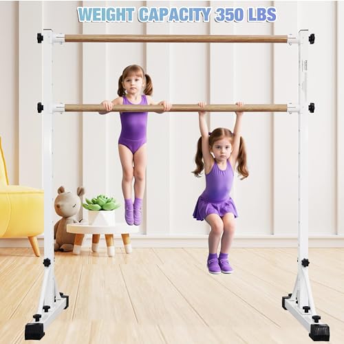 FC FUNCHEER Adjustable Ballet Barre,Portable Dance bar,Fitness Equipment for Dance & Balance Excercise,Super Sturdy for Balance Workout,Weight Limit 250 LBS - Thumbnail 5