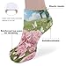 VstaDank Flowers Ankle Socks 5 Pairs Fashion Invisible Low Cut Sock for Adult Casual Short Sock Soft Cozy No Show Socks