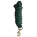 Intrepid International Horse Tack - Heavy Duty Cotton Rope Lead Ropes for Horses, with Durable Brass Trigger Snap, Attaches to Halter or Harness, Soft and Comfortable Grip - Hunter Green, 10 Feet