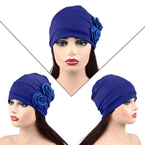 Image of SATINIOR 6 Pack Head Wraps Turbans for Women Flower