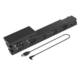 OSTENT 5-Fan Super Turbo Temperaturregelung Kühlventilator Kühler Wärmeabzug für Sony PS4 Pro Konsole Farbe Schwarz