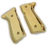 Limited Edition Beretta Grips 92 92F 92G FS 92SB 96 M992 M9 Grips Metal gold plated CHECKERED