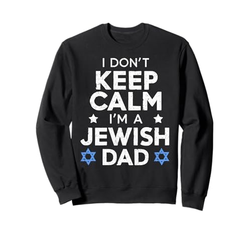 Non mantengo la calma Sono un papà ebreo Donne divertenti Ebrei di Hanukkah Felpa