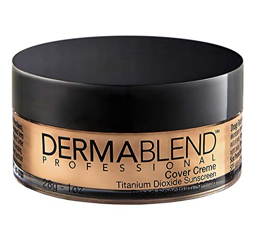 Dermablend Cover Creme Full Coverage Foundation with SPF 30, 45W Hazelnut Beige, 1 oz.