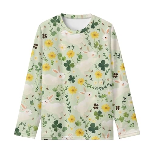 Girls T Shirts 3-4T 5-16Y Girls Athletic Shirts Crew Neck Tops Long Sleeve Clothes