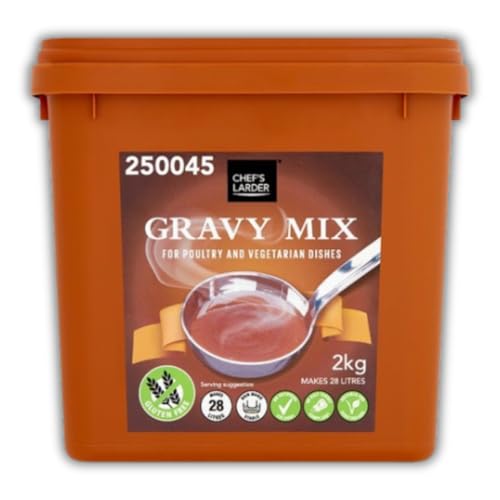 28L Gravy Mix Gluten Free for Poultry and Vegetarian Dishes - Suitable for Coeliacs and Vegetarians (28L)