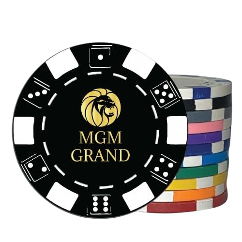 Hot Stamp Dice Custom Poker Chips, Personalized with Your Logo, Text, or Artwork - 150 Qty.