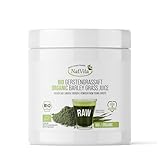 NatVita Bio Gerstengras Pulver 250 g – 100% Rohkostqualität, Vegan & GVO-frei – Basisches Superfood für Smoothies & Säfte