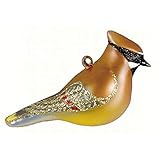 Cobane Studio LLC COBANEC376 Cedar Waxwing Ornament