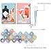 Retro Cocktail Paint by Numbers Kit for Adults Beginner - Wine Glass Adult Paint by Number kit,Easy 2 Pack Acrylic Adults' Paint-by-Number Kits On Canvas for Dorm Decor 8x12inch(with Frame)