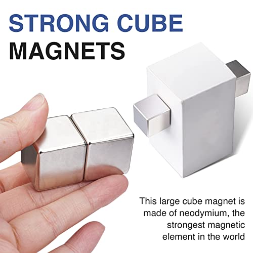 Mikede Magnets, 2 Pack Super Strong Neodymium Magnets Powerful Permanent Rare Earth Magnets For Stud Finder, Crafts, Science Project Magnets #TOP3