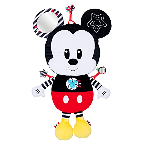 Image of KIDS PREFERRED Disney Baby Mickey Mouse Black and White High Contrast Activity Playmat (81265)