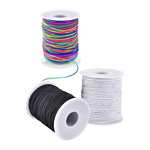 1mm Stretchy Bracelet String, Sturdy Elastic String Elastic Cord for Jewelry Making, Necklaces, Beading and Crafts Cover