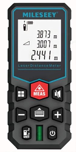 X5 40 metros - Trena Laser Digital Profissional, Fita Métrica Digital a Laser, Medidor Digital de Distância, Medidor de Área, Medidor de Volume, Medidor de Ângulos e Nível. Modelo: X5-40m