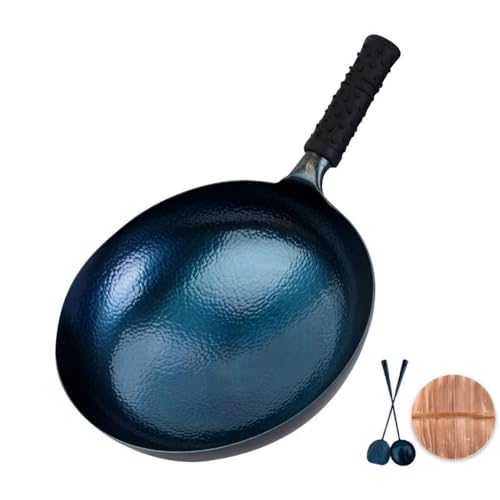 Wok de Hierro Artesanal Sin Recubrimiento 32 cm miniatura 2
