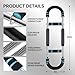 Twister Arm Trainer, 60-100lb Adjustable Chest & Arm Workout Tool, Compact Twister Arm Strengthener, Portable Power Twister Bar with Snap - Together Detachable Design for Fitness Anywhere(Blue)