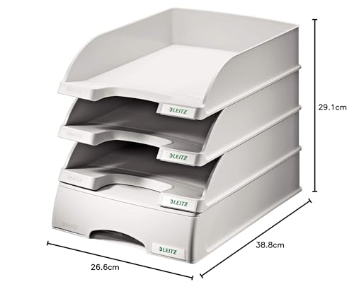 Corbeilles à courrier Leitz Plus pour trier vos dossiers A4