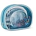 Disney Lilo and Stitch Cosmetic Case Set - Girls, Boys, Teens, Adults - Officially Licensed Lilo and Stitch Travel Cosmetic Case 3 Piece Set (Clear)