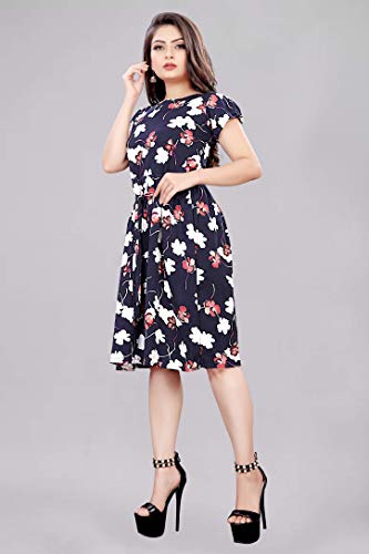 Image of AA Creation Women's Fit And Flare Knee Length Dress