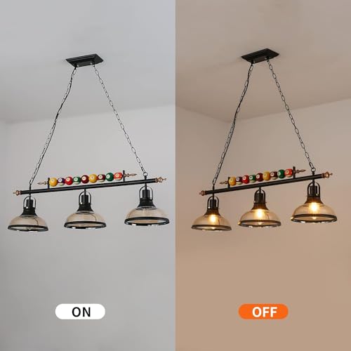 Lampe suspendue pour table à manger style loft américain fer forgé - 3