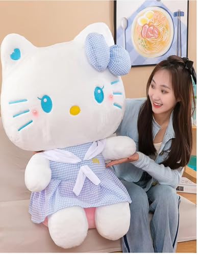 Image of Kawaii Cat Teddy Bear - Soft Toys for Birthday Gifts Kids, Women, Wife, Girlfriend, Best Friend Baby Boys Best Valentine Gift 35 cm