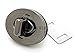CRAFTMEmore 2PCS Oval Twist Turn Locks Purse Closure Leathercraft Accessory Turn Lock Clasp Available 3 Sizes (Medium 28x22 mm, Gunmetal)