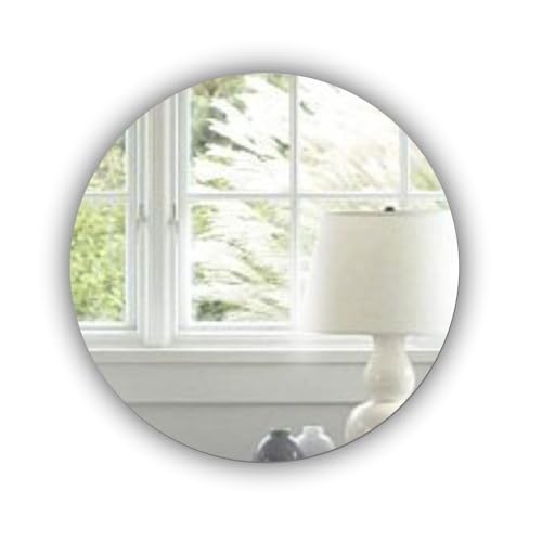 Round Wall Mounted Acrylic Mirror: Frameless, Easy to Stick, Strong, Lightweight - Cosy Home Interiors Round Wall Mounted Acrylic Mirror: Frameless, Easy to Stick, Strong, Lightweight