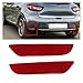 Car Rear Bumper Reflector Compatible With Renault Clio MK4 15 Dci 75 90 2012 2013 2014-2021 Auto Reflective Strips Decorative Accessories(Left)
