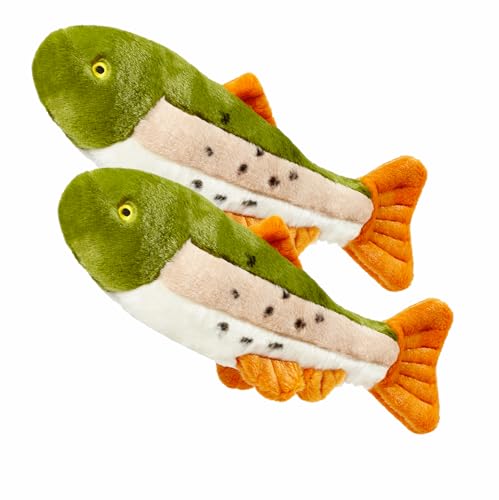 Fluff & Tuff Ruby Rainbow Trout Plush Toy
