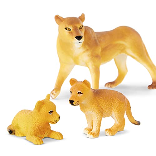 Terra by Battat – 4 Pieces Lion Family – Plastic Safari Animals for Kids – Realistic Animal Figures – Educational Toy – Inspires Imaginative Play – for Boys & Girls – 3+ Years by Terra by Battat - Image 3