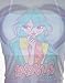 Winx Club Women's Crop Top Crew Neck Casual T-Shirt Bloom Print Blue T-Shirt Paired with a White Camisole