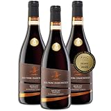 Hex vom Dasenstein Merlot trocken, 1. Platz 2025 AWC Vienna Merlot Trophy, Rotwein im Barrique vollendet für eine besondere Tiefe - Badischer Qualitätswein, Anbaugebiet Ortenau (3 x 0,75l)