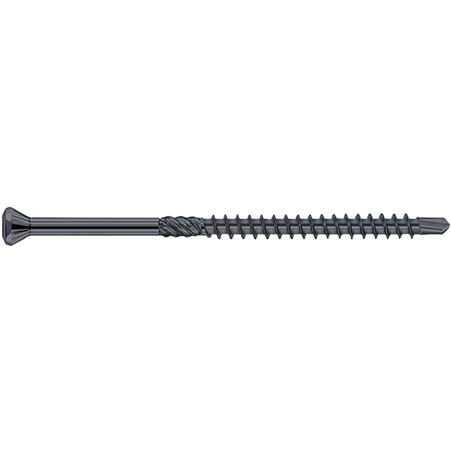 Hobotec Eurotec 3.2 x 60 Torx 10 Wood Screws Self-Tapping with Decorative Head, Hardened Stainless Steel Black Pack of 500