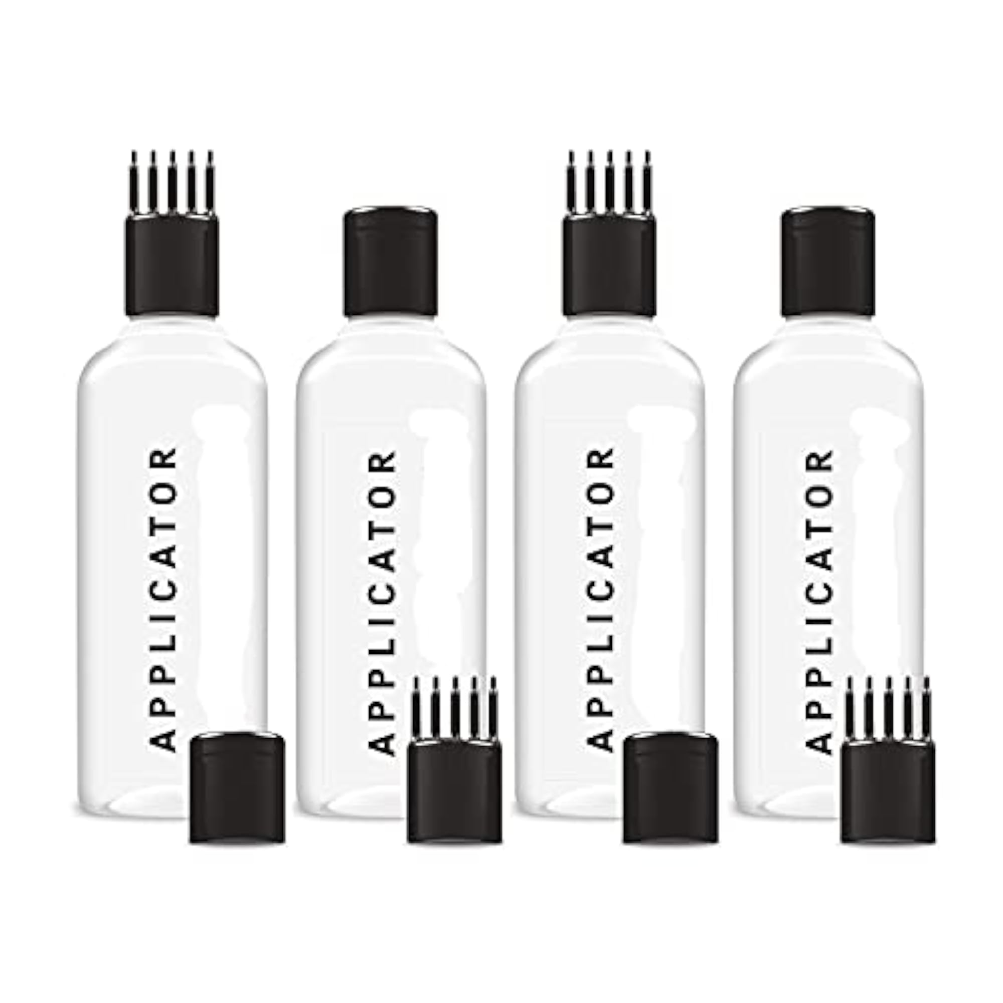 Hair Root Applicator Bottle with Comb Cap, 120 ml for Hair Oil & Shampoo