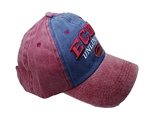 Image of Adjustable Soft Cotton Denim Cap for Men Women Baseball Vintage Washed Distressed Hats Adjustable Stylish Cap Regular Fitted